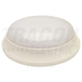   Tracon Műanyag búrás falon kívüli LED lámpatest inverterrel 100-240 V,50 Hz,28/2 W,2100/140 lm,1 h,4000 K,IP54, EEI=A