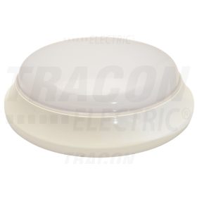   Tracon Műanyag búrás falon kívüli LED lámpatest mozgásérzékelővel 100-240V,50Hz,21W,1600lm,4000K,1-8m,10s-12m,IP54,EEI=A