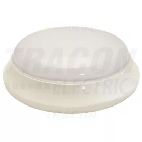   Tracon Műanyag búrás falon kívüli LED lámpatest mozgásérzékelővel 100-240V,50Hz,21W,1600lm,4000K,1-8m,10s-12m,IP54,EEI=A