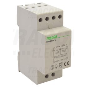   Tracon Biztonsági (csengő) transzformátor 230V/12-24V AC, Psmax.:15VA, Is:0,62A
