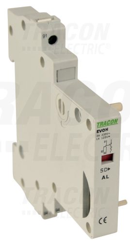 Tracon Hibajelző érintkező EVOH-hoz 230V, 50Hz, In:6A W=9mm; 0,5-4mm2