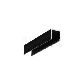 TOPMET LED profil SMART16 BC3/U4 1000 mm eloxált fekete