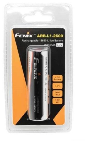 Fenix Light Kellék Akkumulátor 18650 ARB-L1 2600mAh