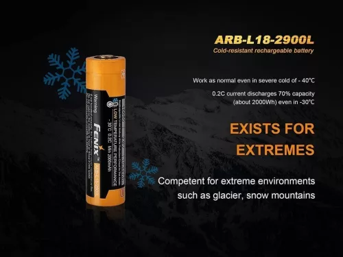 Fenix Light Kellék Akkumulátor 18650 ARB-L18 2900L