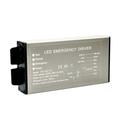 FAT-LED-1FA Vészvilágító inverter és driver 2in1 3-40W 2h