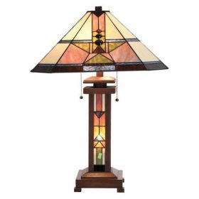 Filamentled Malpas Tiffany asztali lámpa FIL5LL-5781