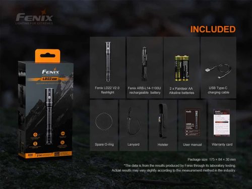 Fenix Light Elemlámpa LD22 V2.0 LED