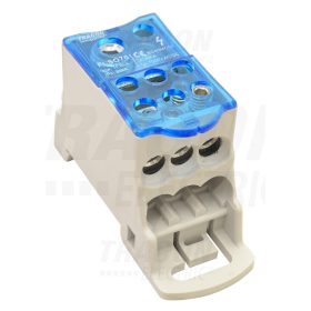   Tracon Fővezetéki leágazó sorkapocs nyitható fedéllel 1×70(50)mm2 / 6×25(16)mm2, 1000VAC/DC, 160A