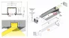 TOPMET LED profil LINEA-IN20 TRIMLESS EF 2000 mm fehér