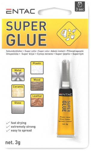 Entac Superglue Pillanatragasztó 3g B1