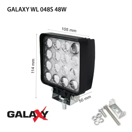 GALAXY WL 048S 48W LED offroad munkalámpa