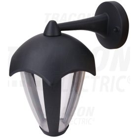   Tracon LED-es kültéri fali lámpa, lógó karos 230 VAC, 50 Hz, 8 W, 550 lm, 3000 K, IP54, EEI=A+