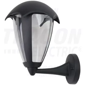   Tracon LED-es kültéri fali lámpa, álló karos 230 VAC, 50 Hz, 8 W, 550 lm, 3000 K, IP54, EEI=A+