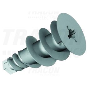   Tracon Gipszkartonba becsavarható tipli L=16mm, D=16mm, PA6.6