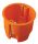Tracon Gipszkarton doboz, mély, fedél nélkül, narancssárga 65×60mm