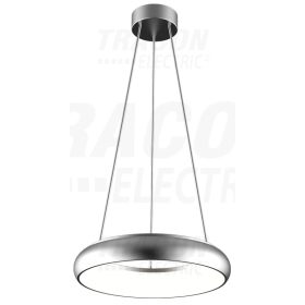   Tracon Függeszthető, fényerő-szabályozható LED lámpatest, szürke 200-240VAC, 25 W, 1900 lm, 4000 K, IP40, EEI=A