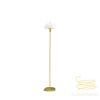 VIENDA FLOOR LAMP SATIN BRASS/GLASS E14