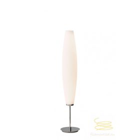 ZENTA FLOOR LAMP CHROME/OPAL GLASS LED