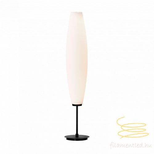 ZENTA FLOOR LAMP BLACK STRUCTURE/OPAL GLASS LED