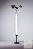 ZENTA FLOOR LAMP BLACK STRUCTURE/CLEAR GLASS LED