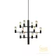 MANOLA CHANDELIER 12 BLACK E14