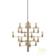 MANOLA CHANDELIER 20 SATIN BRASS E14
