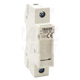   Tracon Szakaszolókapcsoló-biztosító hengeres bizt.hoz, maszkolható 20A, 8x32mm; Un=230V/400V