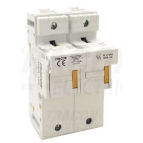   Tracon Szakaszolókapcsoló-biztosító hengeres bizt.hoz, maszkolható 100A; 22x58mm; Un=230V/400V