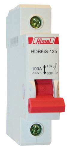 HDB6IS Moduláris kapcsoló 1P 100A