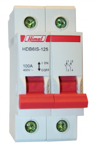 HDB6IS Moduláris kapcsoló 2P 100A