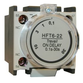   HFT6 Mágneskapcsoló kiegészítő Homlokoldali meghúzáskésleltető 0.1-30S