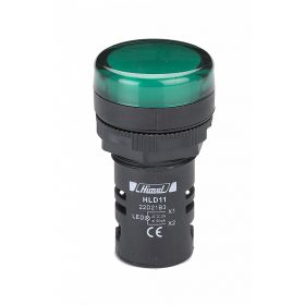 HLD11-22D Zöld Jelzőlámpa AC220V