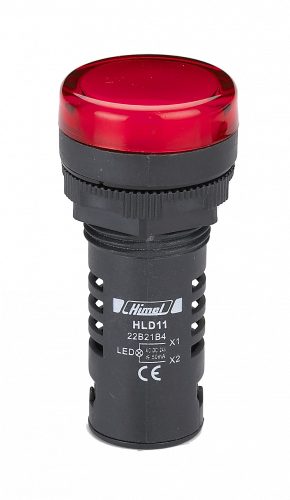 HLD11-22D Piros Jelzőlámpa AC220V