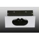 Modulux KF 002C GU5,3 MR16 12V süllyesztett dupla sport lámpatest