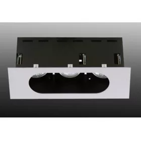   Modulux KF 003C GU5,3 MR16 12V süllyesztett tripla sport lámpatest