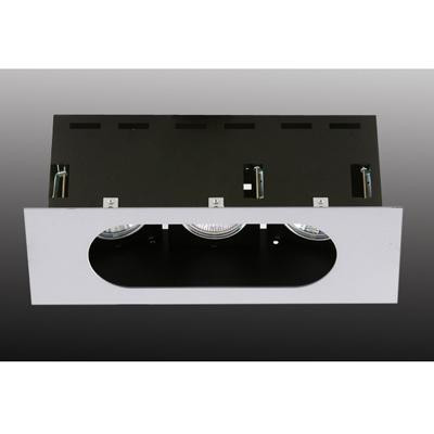 Modulux KF 003C GU5,3 MR16 12V süllyesztett tripla sport lámpatest