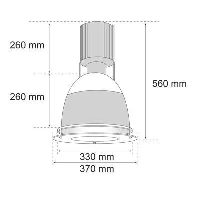 MODULUX KF 37G E27 ERNYŐS CSARNOKVILÁGÍTÓ
