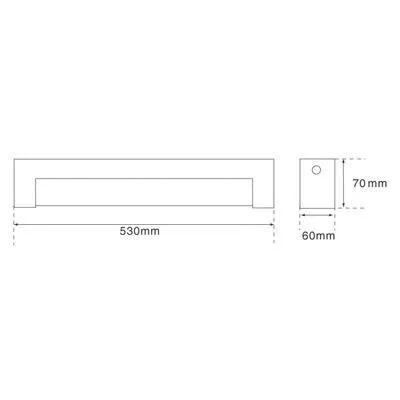 MLX M&C CARINA 121 TÜKÖRVILÁGÍTÓ LÁMPATEST IP44, 891mm