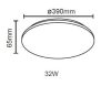 Modulux LEDA R LED 32W KEREK 2560LM 4000K 390MM 120° IP20 LÁMPA