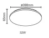 Modulux LEDA R LED 32W KEREK 2560LM 4000K 390MM 120° IP20 LÁMPA