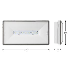 TM ONTEC S M1 180 M ST W IP65 kijáratmutató LED lámpatest