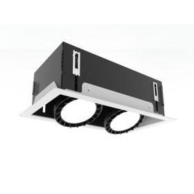  FIBERLI QR111A dual 30W 3060LM 4000K medium angel RAL9016, süllyesztett lámpatest AR-111