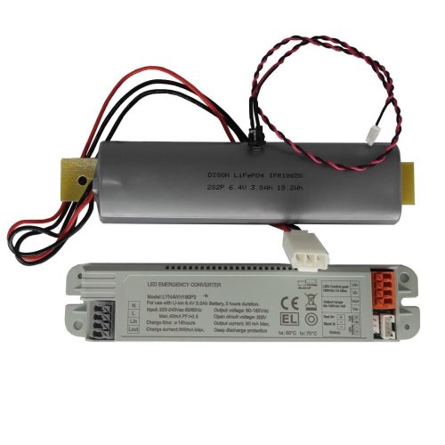 INVERTER LED 10-150W LiFePO4 6.4V 3000mAh 3h