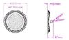 MODULUX TITAN BL EWA UFO SHB LED CSARNOKVILÁGÍTÓ LÁMPA 100W 12000LM 4000K 90° CRI80 IP65 3 ÉV