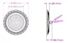 MODULUX TITAN BL EWA UFO SHB LED CSARNOKVILÁGÍTÓ LÁMPA 150W 18000LM 4000K 90° CRI80 IP65 3 ÉV