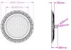 MODULUX TITAN BL EWA UFO SHB LED CSARNOKVILÁGÍTÓ LÁMPA 200W 24000LM 4000K 90° CRI80 IP65 3 ÉV