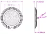 MODULUX TITAN BL EWA UFO SHB LED CSARNOKVILÁGÍTÓ LÁMPA 200W 24000LM 4000K 90° CRI80 IP65 3 ÉV