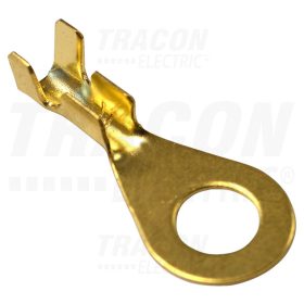   Tracon Sajtolható szigeteletlen szemes saru, sárgaréz 1-2,5mm2, M5