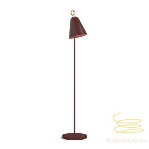 BELLA FLOOR LAMP RUST RED E14