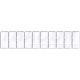 Tracon Jelölőlapka TSKA, TSKB sorozatkapocshoz, (10 modul), W=10mm TSKA10.,TSKA16.,TSKA35.,TSKA50.,TSKA95.,TSKA150.,TSKA240.